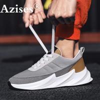 Thick-Soled Wear-Resistant Shock-Absorbing Running Casual Trend Comfortable Mens Shoes New Shark New Concept R Old Shoes (Ready Stock)