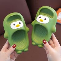 COD Penguin childrens baby parent-child slippers super soft home anti-skid indoor mens and womens same style odor-proof lovely soft sole