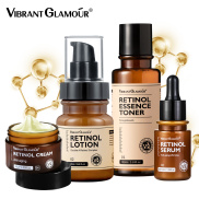 VIBRANT GLAMOUR Retinol Toner + tinh chất chống lão hóa da mặt+ kem ẩm