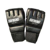 【LZ】✵№✖  Luvas masculinas de boxe meio dedo Muay Thai Kick MMA luvas de treino luvas frias 1 par