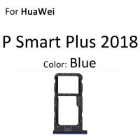 ถาดอ่านซิมการ์ดซ็อกเก็ตสำหรับ Huawei P สมาร์ทพลัส Lx1af Pot-lx1 Lx2j Lx1rua Lx3ที่ใส่ Adapter Micro Sd