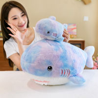 หมอนตุ๊กตาฉลาม25/65ซม. ตกแต่งด้วยตุ๊กตา Stitch นุ่มฟูที่มีสีสันหมอนสำหรับนอนตุ๊กตาฉลามของเล่นยัดไส้ตุ๊กตา Stitch ของขวัญเด็กหญิงเด็กชาย