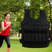 Weighted Vest 20KG Weight Jacket Exercise Weightloading Training Waistcoat for Boxing Workout Fitness Running Weightlifting Training Powerlifting