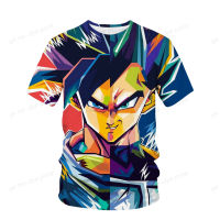 D ragon B All Z อะนิเมะตัวเลข SON goku ซูเปอร์ Saiyan 3D พิมพ์เสื้อยืดเด็กเด็กเสื้อผ้าแขนสั้นเสื้อยืดเด็กเย็นสบายๆด้านบน.