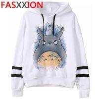 Totoro Studio Ghibli Hoodies หญิง Y2k พิมพ์ลายฮิปฮอปเกาหลีหญิง Hoddies เสื้อผ้าความงาม Y2k