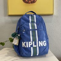 Kipling กระเป๋าเป้สะพายหลังสำหรับทั้งหญิงและชายขนาดใหญ่กระเป๋านักเรียนกระเป๋าคอมพิวเตอร์เวลาเดินทางกระเป๋าลิงความจุมาก