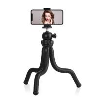 PULUZ Mini Octopus Flexible Tripod Holder with Ball Head &amp; Phone Clamp + Tripod Mount Adapter &amp; Long Screw for SLR Cameras, GoPro, Cellphone, Size: 30cmx5cm