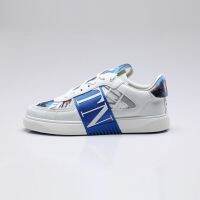 Mens High Quality Patchwork Color Letter Flat Outdoor Casual Sneakers Non-Slip Shoes High-End Leather Breathable Shoes