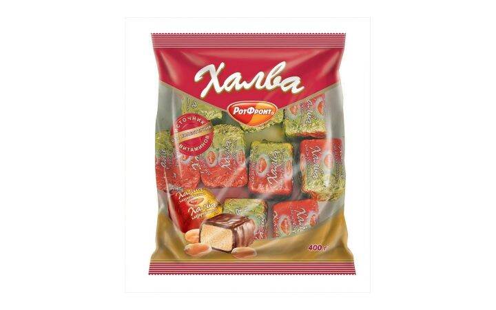 РУССКИЕ КОНФЕТЫ ХАЛВА В ШОКОЛАДНОЙ ГЛАЗУРИ 400Г | Lazada.co.th