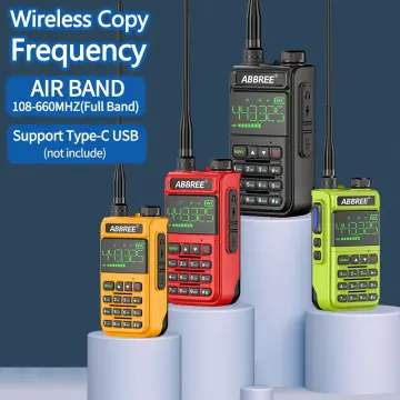 Gps 6 Bands Amateur Ham Two Way Radio 256ch Air Band Walkie Talkie Vox Dtmf  Sos Lcd Color Police Scanner Aviation - Walkie Talkie - AliExpress