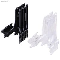 ✣✘▽ 12 Pcs Black/Clear 3inch Plastic Easels Plate Holders Picture Frames Photo Book Pedestal Holder Portable Display Stand Stander