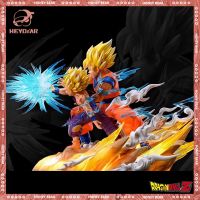 ตุ๊กตา Goku Kamehameha ลูกชายดราก้อนบอลเซลล์ภาพอนิเมะ Z ตุ๊กตาโมเดลไซยานซุปเปอร์คาร์อ็อตของขวัญของเล่นสะสมสำหรับเด็ก