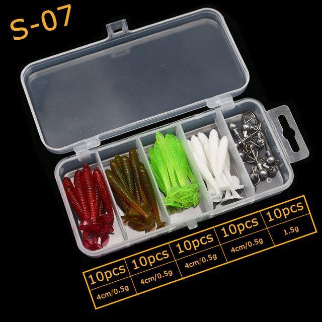 jyj-box-package-30pcs-50pcs-4cm-5cm-6cm-soft-silica-lure-grub-maggot-worm-bait-with-t-tail-isca-pesca-artificial-worm-lure-bait