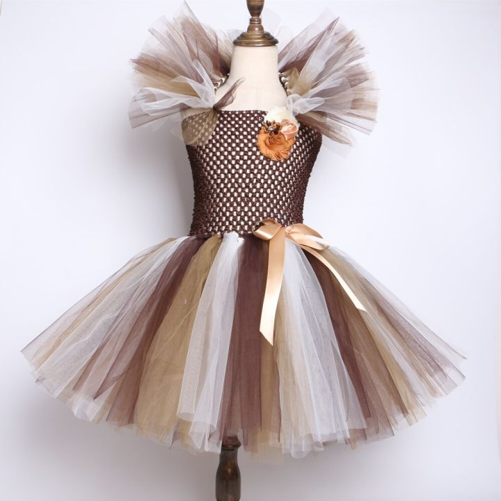 wild-lion-mane-tutu-dress-brown-flowers-baby-girls-party-dresses-children-clothes-animal-cosplay-halloween-lion-costume-for-kids
