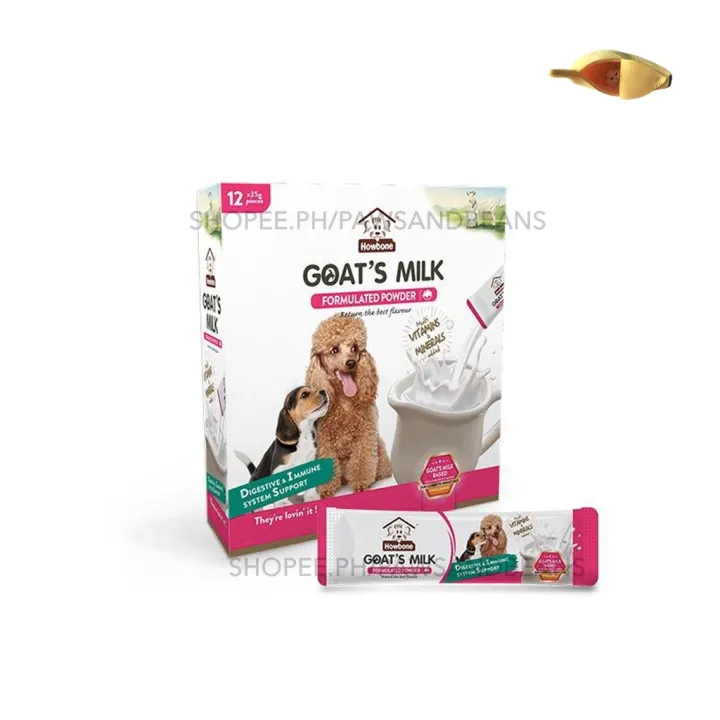 Howbone Goat's Milk Pet Milk Substitute For Cats and Dogs 25g Lazada PH