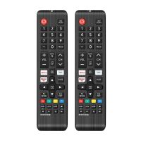 2X BN59-01315B Remote Control Replacement for Samsung Smart TV UE43RU7105 UE50RU7179 with Netflix Prime Video