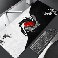 ◄☏♞ Mouse Pads Fish Taichi Neutral Table Mats Computer Mousepad Company Big Desk Pad 100x50cm Large Gamer Mousepads Mouse Mat