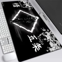 ✷﹊✗ Jujutsu Kaisen Mouse Pad Anime Carpet PC Gamer Computer Black White Keyboard Gaming Accessories Desk Mat Gojo Satoru XL Mousepad