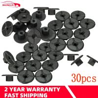 30Pcs 4mm Car Fender Flares Mud Flaps Splash Guard Wheel Arch Bumper Panel Fastener Clip Unthreaded Nuts For Mercedes Benz