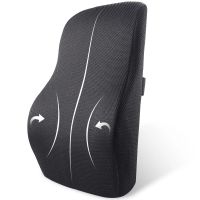 Lumbar Support Pillow for Car Office Chair Rebound Memory Foam Back Cushion Relax Support Relieve Fatigue During Driving Office