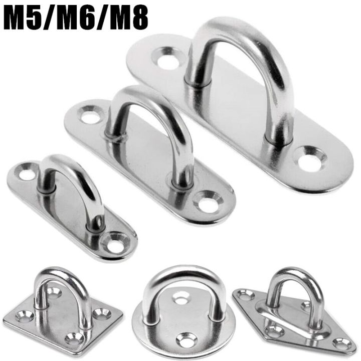 yf-m5-m6-m8-stainless-steel-eye-plate-u-shaped-hook-heavy-duty-hanging-kit-fitness-accessories-for-yoga-hammock-punch-bag-swing
