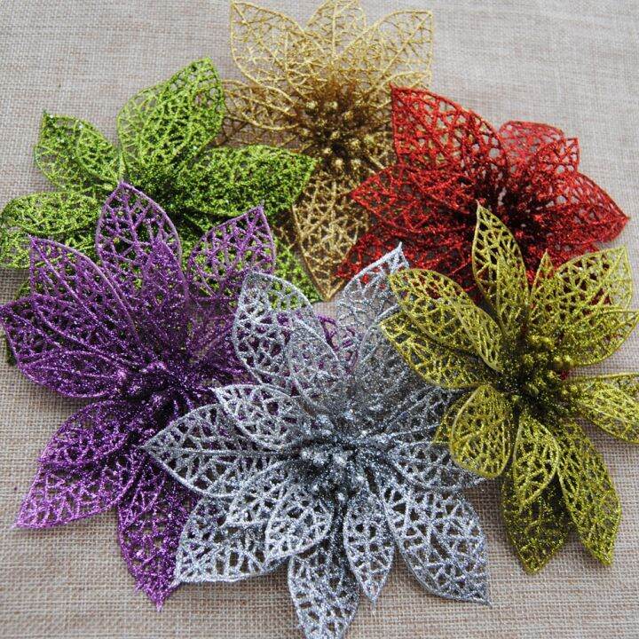 cc-15cm-plastic-glitter-hollow-wedding-artificial-flowers-valentine-39-s-day-decoration