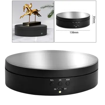 360 Degree Electric Rotating Turntable Stand for Photography Automatic  Revolving Platform Perfect for Images Product Display