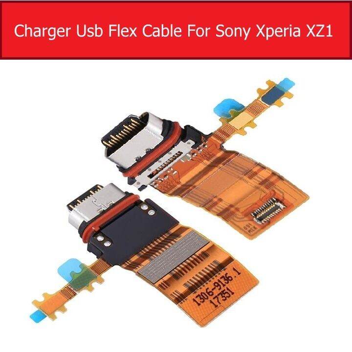 บอร์ดชาร์จพอร์ต-usb-สำหรับ-sony-xperia-xz-xzs-xz-พรีเมี่ยม-xz1-xz1คอมแพคสายชาร์จขนาดเล็กโมดูลเชื่อมต่อซ็อกเก็ตด็อคสายเคเบิลงอได้