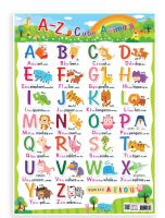 แบบฝึกอ่าน A-Z Animals ขนาด A4 พลาสติก PP #EA-334 สื่อการเรียนการสอน สื่อการเรียนรู้ (จำนวน 1 ชิ้น)
