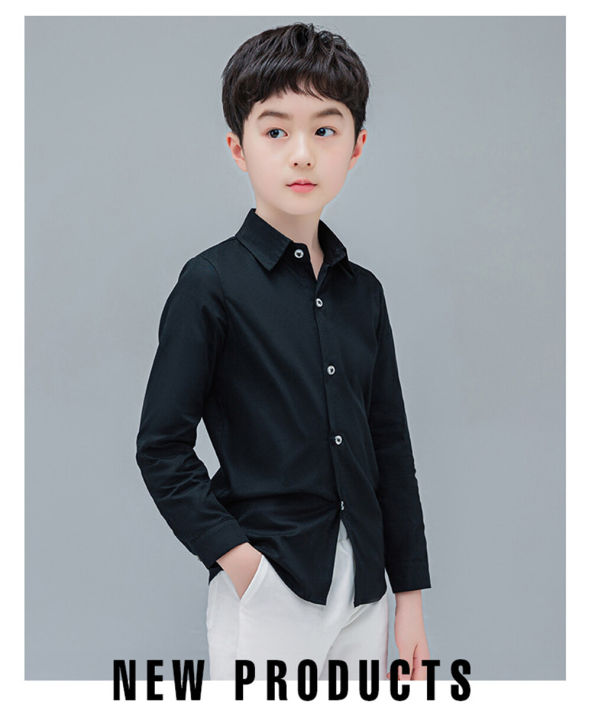 lontakids-1-14-years-kids-baby-white-black-long-sleeve-shirt-boys-formal-wedding-party-wear-children-cotton-solid-bottoming-button-up-shirt