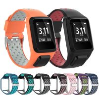 สายนาฬิกาสําหรับ TomTom 2 3 Runner Spark Sport Watchband สายคล้องข้อมือซิลิโคนสําหรับ Tomtom Adventurer / Golfer 2 / Spark / 3 Music