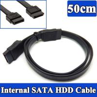 สาย Sata Harddisk สีดำ (ฺBlack)  Universal 50cm Serial ATA SATA II Cable  จำนวน  1 เส้น