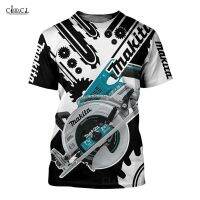 xzx 180305   new newest cool makita tools 3d print men t shirt harajuku summer short sleeve street casual unisex t-shirt tops drop shipping