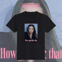 เสื้อยืดพิมพ์ลายแฟชั่น 【HOT】BLACKPINK Jisoo เดอะบิกแบงทีออรีพิมพ์ลาย,เสื้อรูบิคแขนสั้นแบบลำลอง YT667A  QLO3