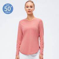 Women Running Shirt UV Protection Clothing Long Sleeve Running Shirts UPF 50 T-Shirts Outdoor Hiking Shirts Tops Girl Rashguard