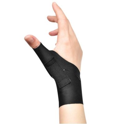 Wrist Thumb Support Brace Soft Elastic Compression Sleeve Protector Splint Wristband Gym