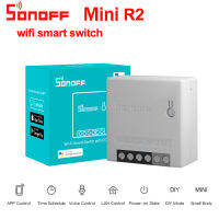 E Life Smart Store Sonoff MiniR2 DIY Wifiสวิทช์Alexa Voice Controlไฟบ้านไร้สายอัจฉริยะEWelinkแอปรีโมทคอนโทรลสวิทช์MINIอัพเกรดสวิทช์100-240Vแผงอัจฉริยะ