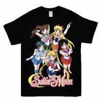 Kids T-Shirt cartoon SAILOR MOON graphic Tops Boys Girls Distro Age 1 2 3 4 5 6 7 8 9 10 11 12 Years