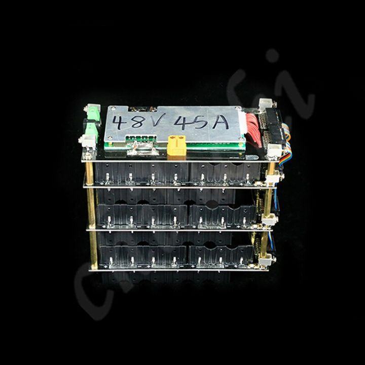 กล่องแบตเตอรี่แบตเตอรี่13ชุด18650แรงดันสูงเชื่อมได้ที่ชาร์จแบตเตอรี่แบบอนุกรม48v-แผ่นป้องกัน