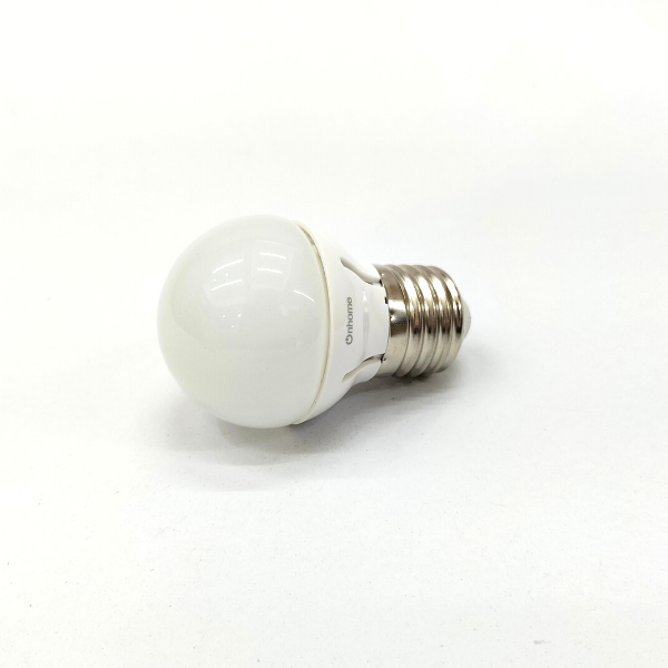 หลอดปิงปอง-หลอดไฟ-led-4w-onhome-ขั้ว-e27-หลอดประหยัดไฟ-led-mini-bulb-แบบขุ่น-หลอดไฟเกลียว