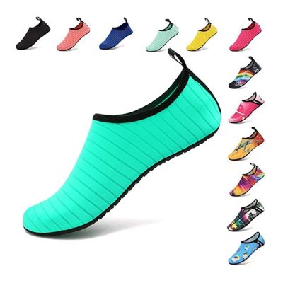 BUFEIPAI Womens and Mens Water Shoes Barefoot Quick-Dry Aqua Socks Slip-on for Outdoor Beach Swim Yoga Aqua Shoes