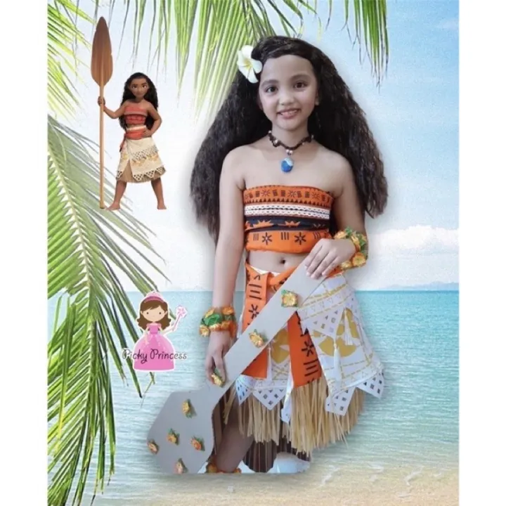 Disney Princess Moana Costume Cosplay Dress For Kids And Adult Costume ...