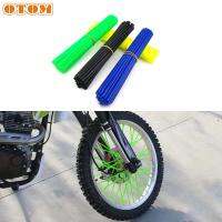 OTOM 72Pcs Motorcycle Wheel Spoked Protector Wrap Rims Skin Trim Covers Pipe For KTM CRF Motocross Bicycle Bike Cool Accessories