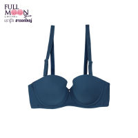 WIENNA Full Moon BRA NB41200 - NB41201 ชุดชั้นใน เสื้อใน บรารู้ใจสาว  บราคัพใหญ่ บราไซซ์ใหญ่ แบบครึ่งคัพ เกาะอก DEFG 32-38 สีฟ้าน้ำทะเล