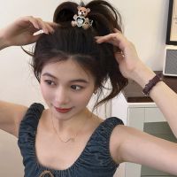 IUIUY สง่างามเรียบหรู กิ๊บติดผม อารมณ์ที่ดี สำหรับเด็กผู้หญิง คลิปปูปู Barrettes บาร์เร็ตต์ เพชรประดับเพชร ชุดคลุมศีรษะ รักหัวใจ ที่หนีบผมหางม้าทรงสูง ที่มัดผมหางม้า กิ๊บติดผมสไตล์เกาหลี กรงเล็บขนหมี