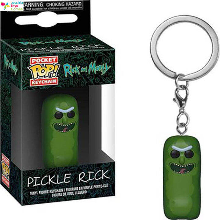 lt-ready-stock-funko-pop-rick-morty-พวงกุญแจ-snowball-pickle-rick-จี้น่ารักอะนิเมะการ์ตูน-key-ring1-cod