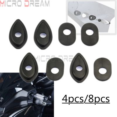 4pcs / 8pcs ฮอนด้า CBR 400R 500R 650F CB500 CB650 NC700 NC750 CBR1000RR ด้านหน้าและด้านหลังสัญญาณไฟเลี้ยวอะแดปเตอร์ตัวชี้วัดชุดปะเก็น