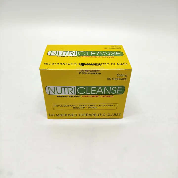 Nutri Cleanse 500mg cap 60's Lazada PH