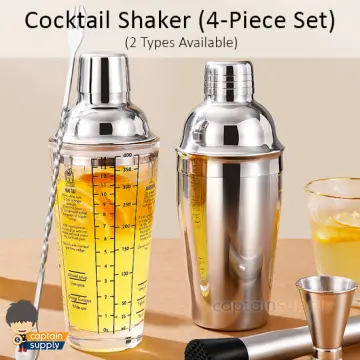 China Bartender Kit Cocktail Shaker Set stainless steel bar tools boston bartender  cocktail shaker bar tools set with bamboo wood stand Manufacturers and  Suppliers