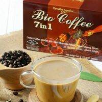 Bio coffee 7in1 กาแฟผสมเห็ดหลินจือ ไบโอคอฟฟี่กาแฟ โสมสกัด เห็ดหลินจือ